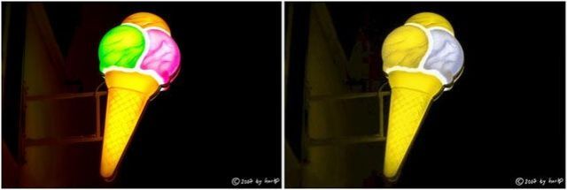 Como ve un daltónico un letrero luminoso